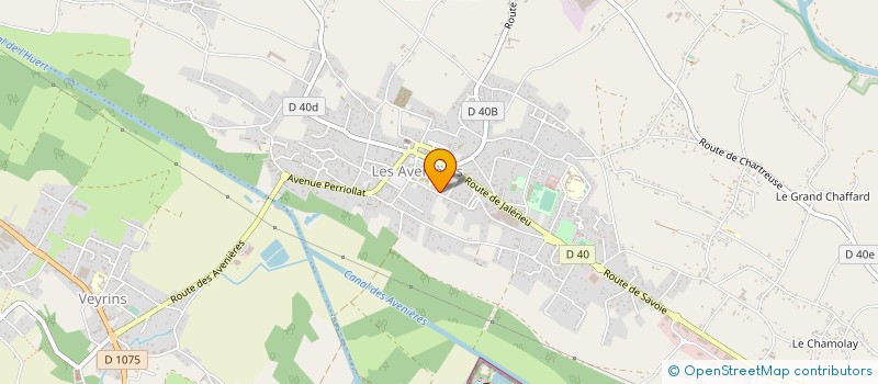 localisation de l'entreprise MONSIEUR GILLES PERRIER à LES AVENIERES VEYRINS-THUELLIN