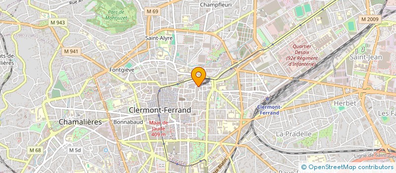 localisation de l'entreprise MONSIEUR GILLES PERRIN  CLERMONT-FERRAND