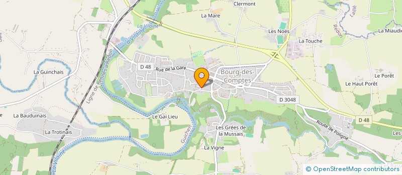 localisation de l'entreprise MONSIEUR GILLES PERROT  BOURG-DES-COMPTES