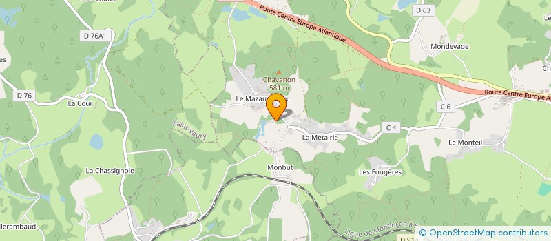 localisation de l'entreprise MONSIEUR GILLES PERRUCHET à SAINT-SULPICE-LE-GUERETOIS