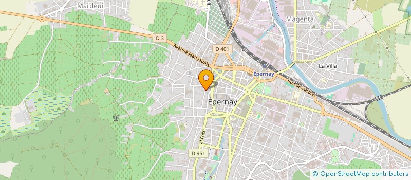 localisation de l'entreprise MONSIEUR GILLES PETERMANN  EPERNAY