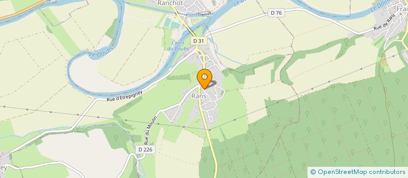 localisation de l'entreprise MONSIEUR GILLES PETIT  RANS