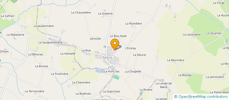 localisation de l'entreprise MONSIEUR GILLES PETIT à MECE