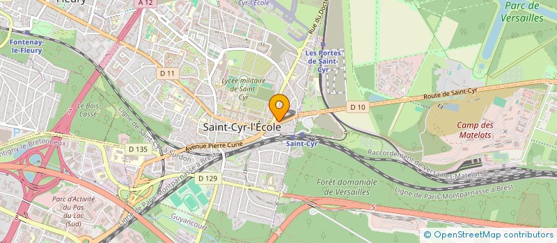 localisation de l'entreprise MONSIEUR GILLES PETIT  SAINT-CYR-L'ECOLE