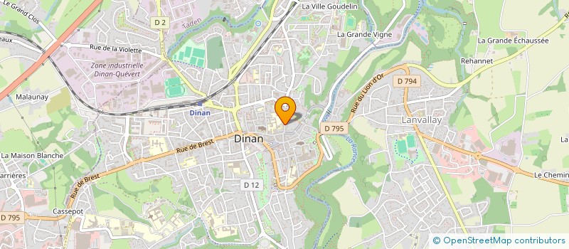 localisation de l'entreprise MONSIEUR GILLES PETIT-GATS à DINAN
