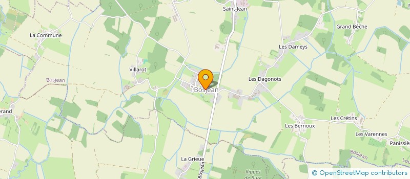 localisation de l'entreprise MONSIEUR GILLES PETITJEAN  FRANGY-EN-BRESSE