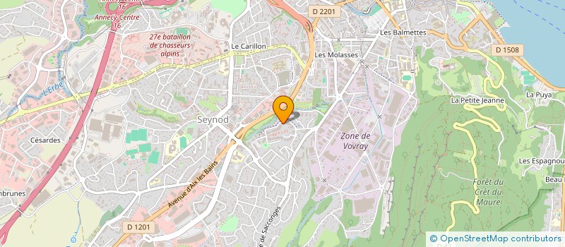 localisation de l'entreprise MONSIEUR GILLES PEZARD à ANNECY