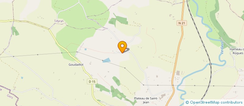 localisation de l'entreprise MONSIEUR GILLES PIERRE  ASTAFFORT