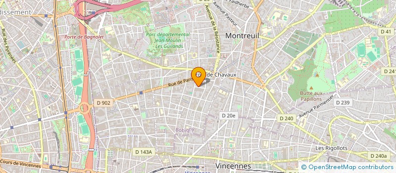 localisation de l'entreprise MONSIEUR GILLES PIERRE FOURNIER à MONTREUIL
