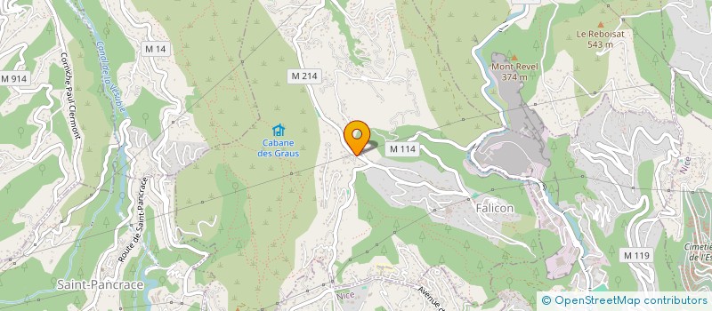 localisation de l'entreprise MONSIEUR GILLES PIERRET  FALICON