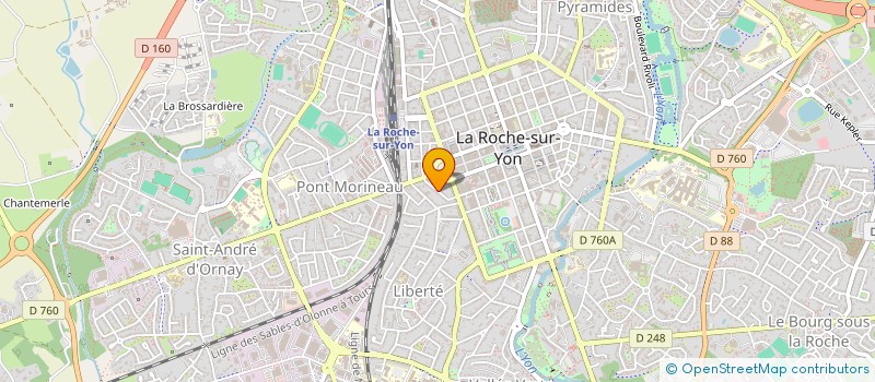 localisation de l'entreprise MONSIEUR GILLES PILLENIERE à ROCHE SUR YON (LA)
