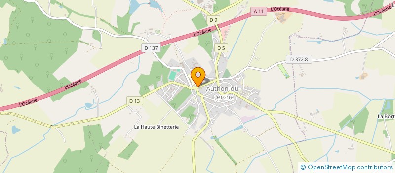 localisation de l'entreprise MONSIEUR GILLES PILLET à AUTHON-DU-PERCHE