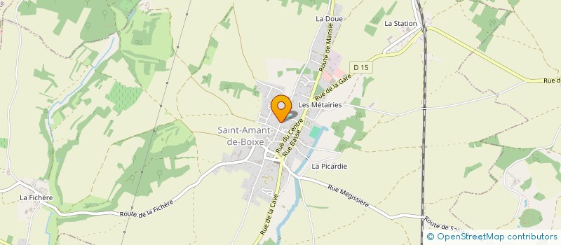localisation de l'entreprise MONSIEUR GILLES PINAUD à SAINT-AMANT-DE-BOIXE