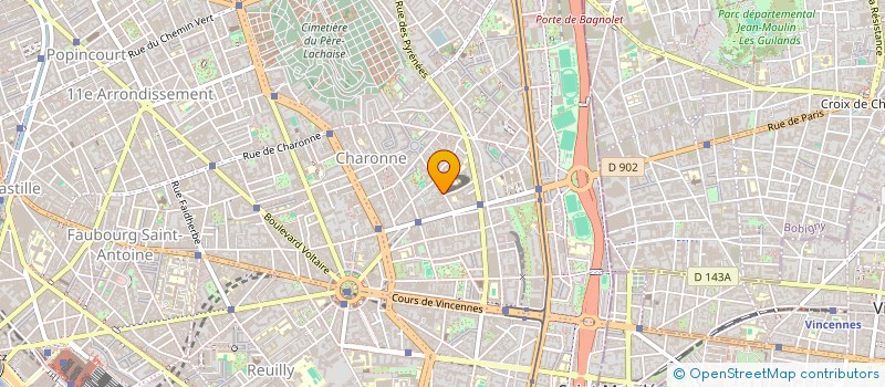 localisation de l'entreprise MONSIEUR GILLES PINAUDEAU  PARIS