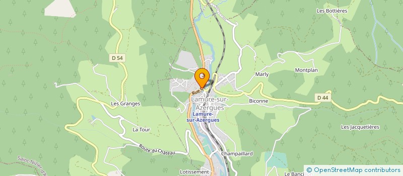localisation de l'entreprise MONSIEUR GILLES PIRAUDON à LAMURE-SUR-AZERGUES