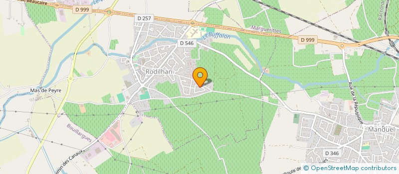 localisation de l'entreprise MONSIEUR GILLES PLANA  RODILHAN