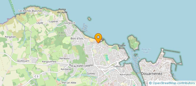 localisation de l'entreprise MONSIEUR GILLES PLANCHETTE  DOUARNENEZ