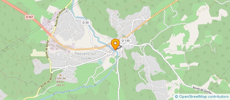 localisation de l'entreprise MONSIEUR GILLES PLANCOT  FLASSANS-SUR-ISSOLE