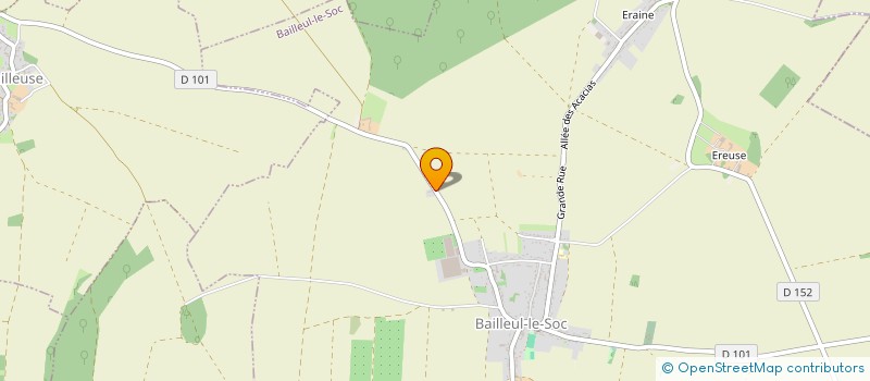 localisation de l'entreprise MONSIEUR GILLES PLANEIX  BAILLEUL-LE-SOC