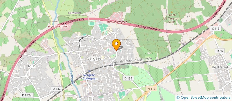 localisation de l'entreprise MONSIEUR GILLES PLANTIER  VERGEZE