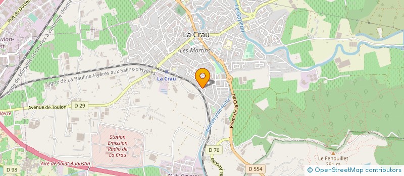 localisation de l'entreprise MONSIEUR GILLES POEZEVARA à LA CRAU
