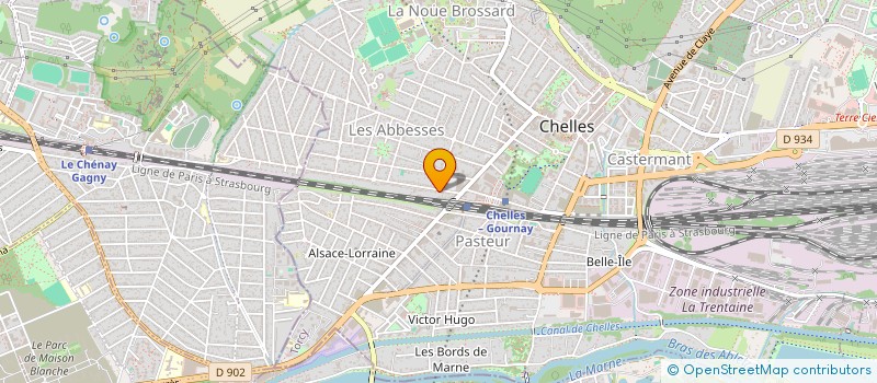 localisation de l'entreprise MONSIEUR GILLES POIGNARD à CHELLES