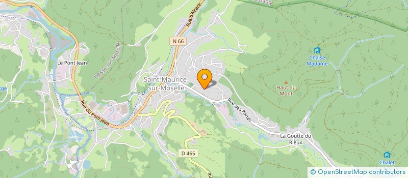 localisation de l'entreprise MONSIEUR GILLES POIROT à SAINT-MAURICE-SUR-MOSELLE