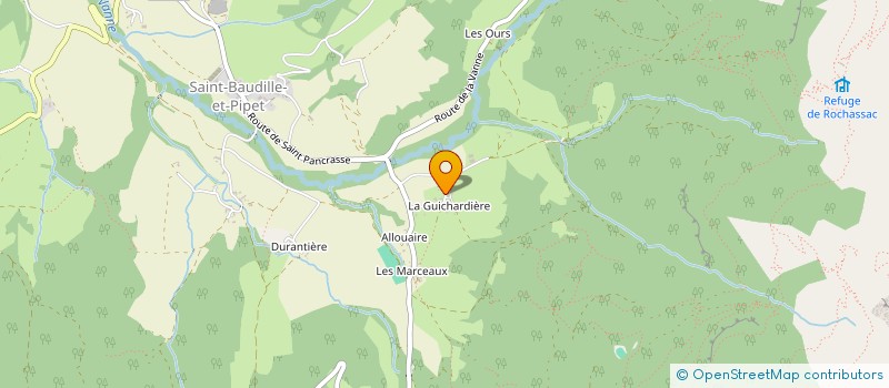 localisation de l'entreprise MONSIEUR GILLES POITE  SAINT-BAUDILLE-ET-PIPET