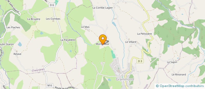 localisation de l'entreprise MONSIEUR GILLES PONCET à GRAMMOND