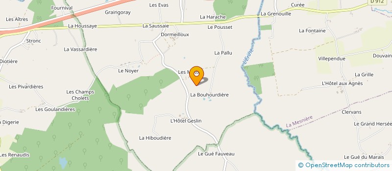 localisation de l'entreprise MONSIEUR GILLES PONCET à BURE