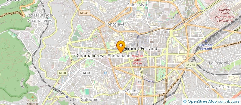 localisation de l'entreprise MONSIEUR GILLES PORTEJOIE à CLERMONT-FERRAND