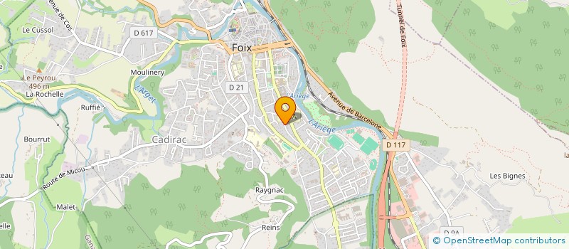localisation de l'entreprise MONSIEUR GILLES PORTET à FOIX