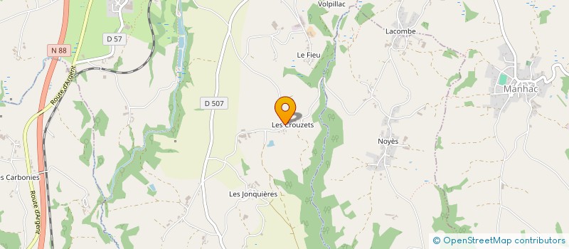 localisation de l'entreprise MONSIEUR GILLES POUGET à BARAQUEVILLE
