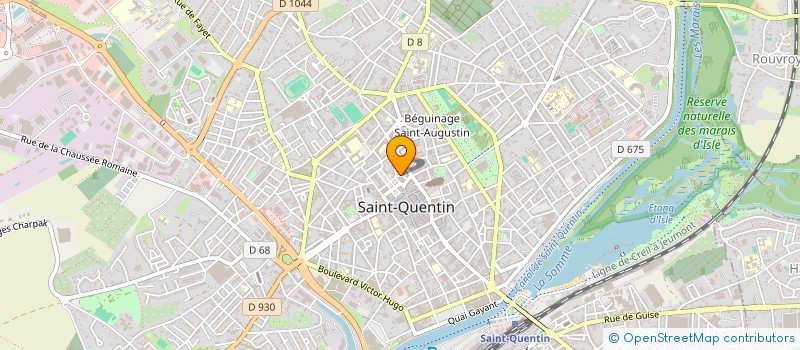 localisation de l'entreprise MONSIEUR GILLES POULAIN à SAINT-QUENTIN