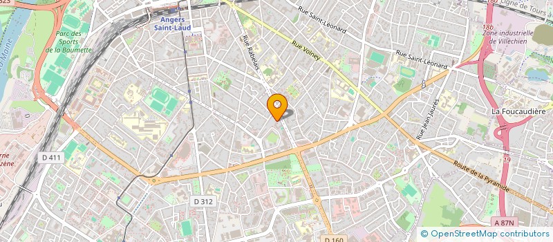 localisation de l'entreprise MONSIEUR GILLES POUZADOUX  ANGERS