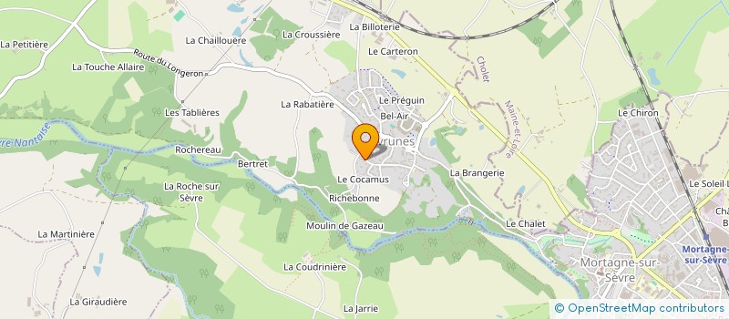 localisation de l'entreprise MONSIEUR GILLES PREAU  MORTAGNE-SUR-SEVRE