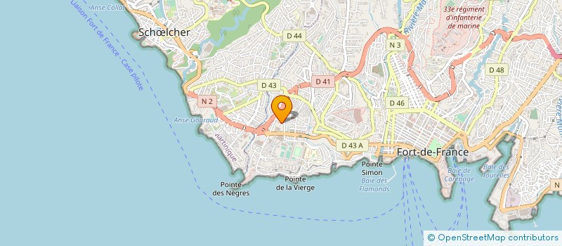 localisation de l'entreprise MONSIEUR GILLES PRIAM à FORT-DE-FRANCE