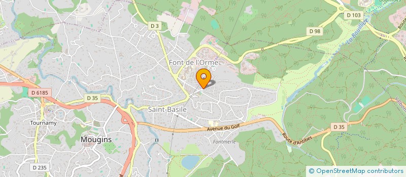localisation de l'entreprise MONSIEUR GILLES PRINCIPIANO à MOUGINS
