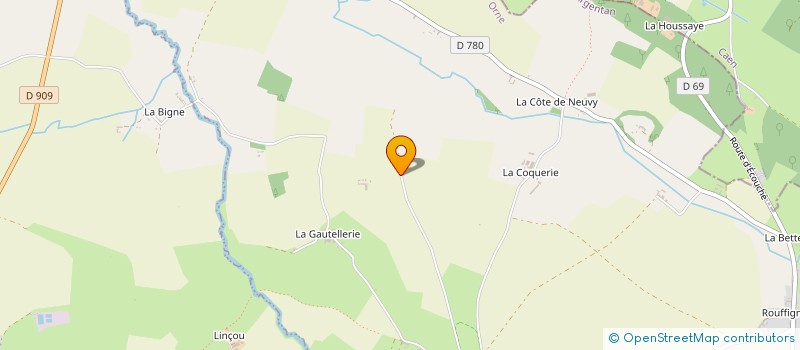 localisation de l'entreprise MONSIEUR GILLES PRODHOMME à PUTANGES-LE-LAC