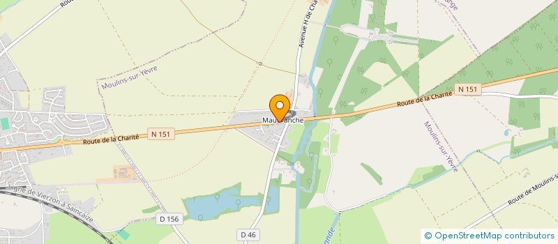 localisation de l'entreprise MONSIEUR GILLES PRUVOST  MOULINS-SUR-YEVRE