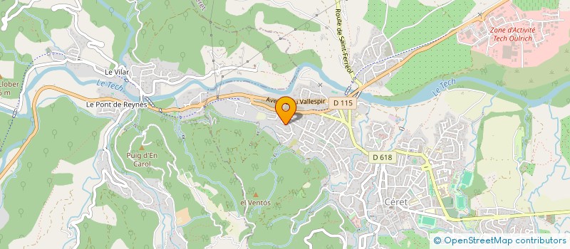 localisation de l'entreprise MONSIEUR GILLES PUBIL  CERET