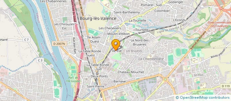 localisation de l'entreprise MONSIEUR GILLES PUPAT  BOURG-LES-VALENCE