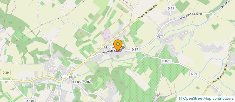 localisation de l'entreprise MONSIEUR GILLES PYOTTE  VILLAUDRIC