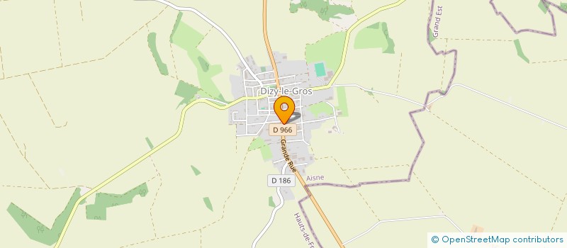 localisation de l'entreprise MONSIEUR GILLES QUEILLE à DIZY-LE-GROS