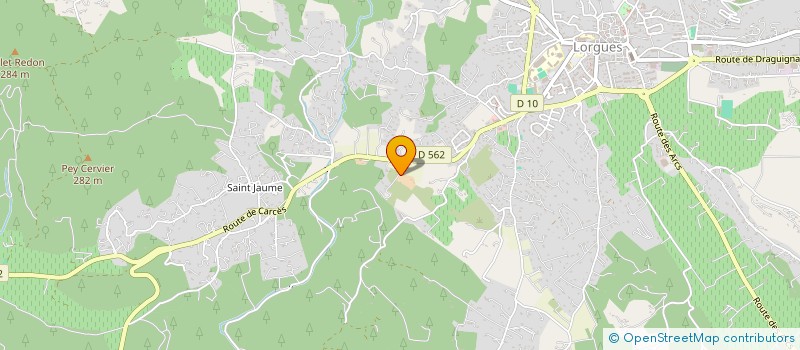 localisation de l'entreprise MONSIEUR GILLES QUELAVOINE à LORGUES