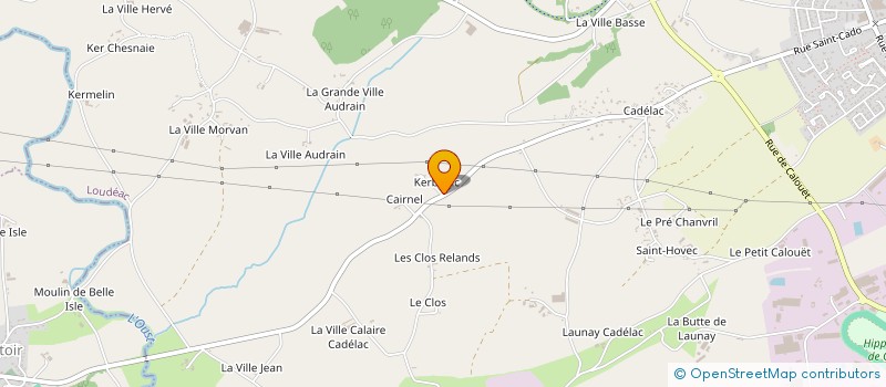 localisation de l'entreprise MONSIEUR GILLES QUELVEN à LOUDEAC
