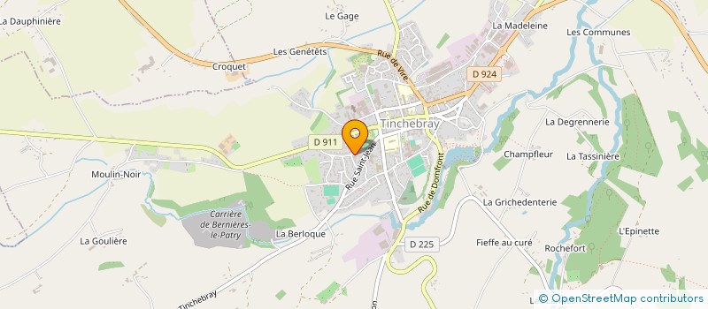 localisation de l'entreprise MONSIEUR GILLES QUENTIN à TINCHEBRAY-BOCAGE