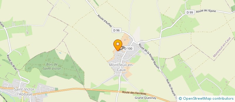 localisation de l'entreprise MONSIEUR GILLES QUESNEL  MONTREUIL-EN-CAUX