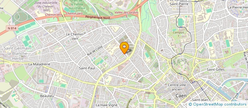 localisation de l'entreprise MONSIEUR GILLES QUESNOT à CAEN