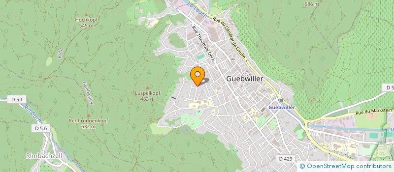 localisation de l'entreprise MONSIEUR GILLES RABOLD  ORSCHWIHR